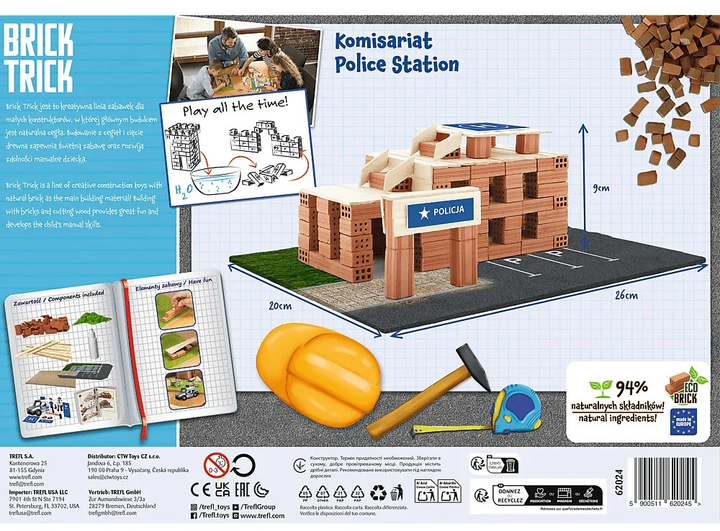 Klocki ceramiczne Trefl Brick Trick Komisariat (62024) (5900511620245) - obraz 4