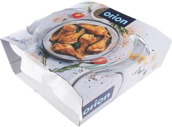 Naczynie Orion żaroodporne szklane z pokrywką 27 x 23 x 11,5 cm 2,2 l (8592381191627) - obraz 5