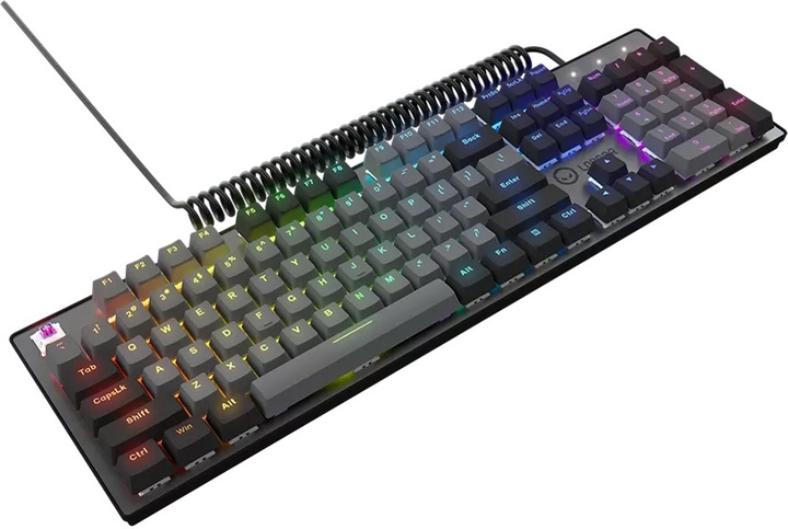 Клавіатура дротова Lorgar Azar 514 RGB USB Black (LRG-GK514B-US) - зображення 4