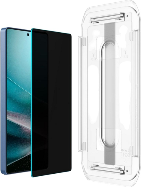 Захисне скло Spigen Glas.tR EZ Fit HD Privacy для Samsung Galaxy S25 Ultra 2 шт. (AGL09335) - зображення 4