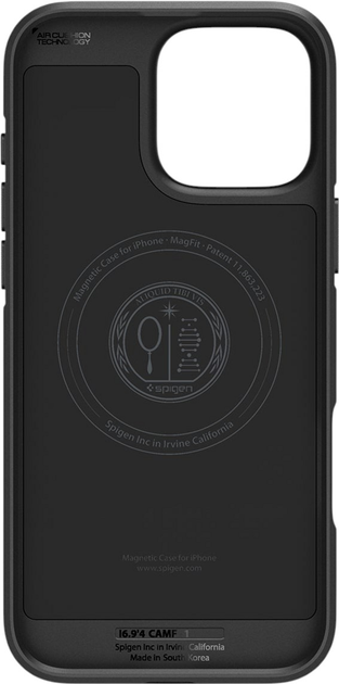 Панель Spigen Core Armor MagFit для Apple iPhone 16 Pro Matte Black (ACS08158) - зображення 3