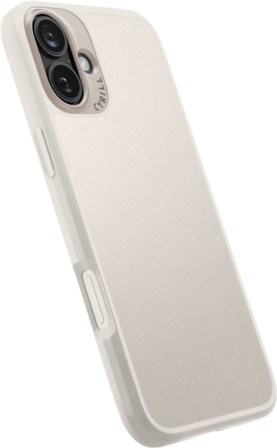 Панель Spigen Cyrill Kajuk MagFit для Apple iPhone 16 Cream (ACS08412) - зображення 6