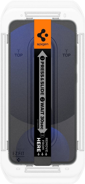 Захисне скло Spigen Glas.tR EZ Fit для Samsung Galaxy S24 FE/A56 2 шт. (AGL08729) - зображення 6