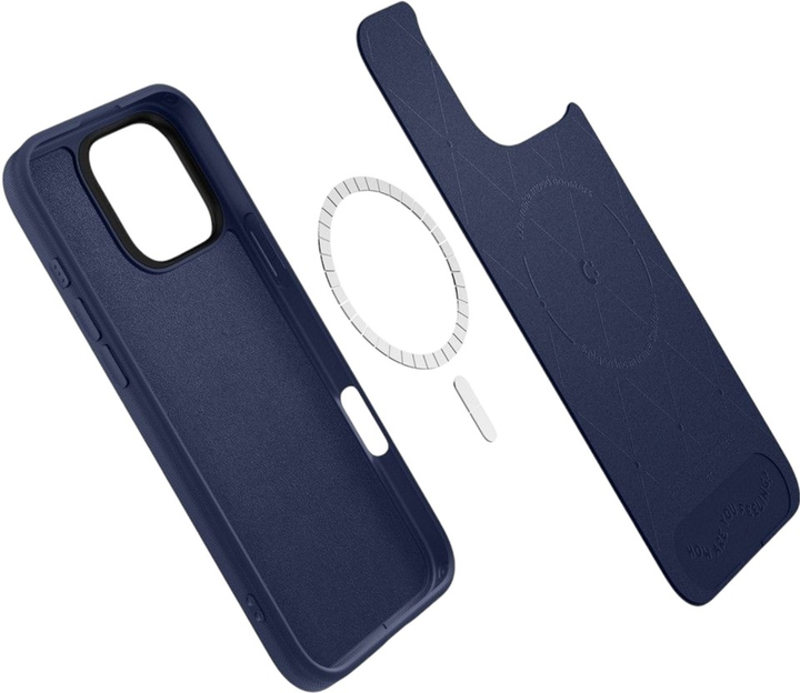 Панель Spigen Cyrill Kajuk MagFit для Apple iPhone 16 Pro Max Navy (ACS08399) - зображення 8