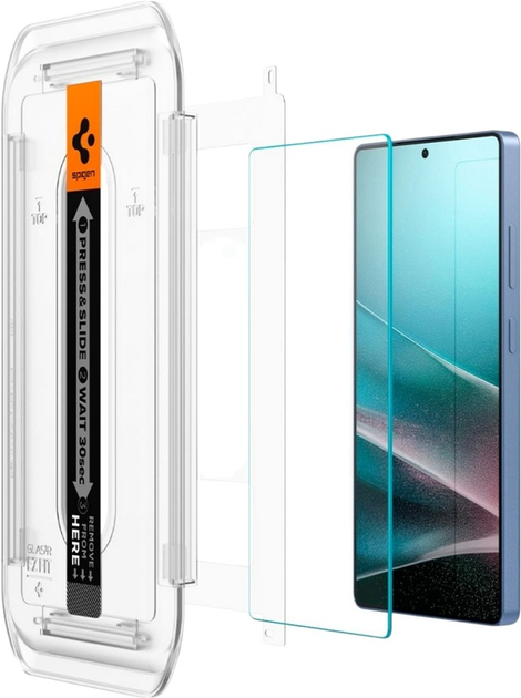 Захисне скло Spigen Glas.tR EZ Fit HD для Samsung Galaxy S25 Ultra 2 шт. (AGL09082) - зображення 5