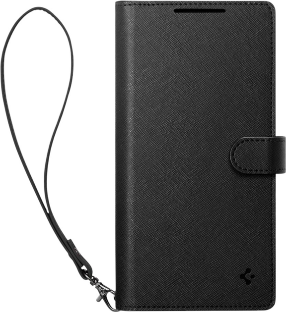 Чохол-книжка Spigen Wallet S для Samsung Galaxy S25 Ultra Black (ACS09124) - зображення 1