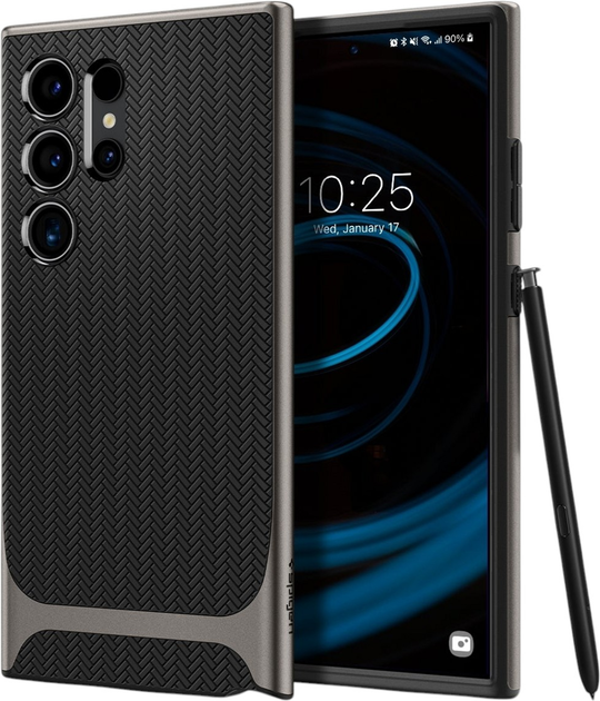 Панель Spigen Neo Hybrid для Samsung Galaxy S24 Ultra Gunmetal (ACS07305) - зображення 3