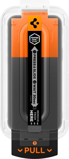 Захисне скло Spigen Glas.tR EZ Fit Pro HD Privacy для Apple iPhone 17 Pro Max/16 Pro Max (AGL10096) - зображення 6
