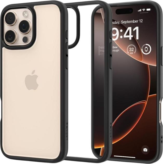 Панель Spigen Ultra Hybrid T MagFit для Apple iPhone 16 Pro Max Matte Black (ACS07996) - зображення 3