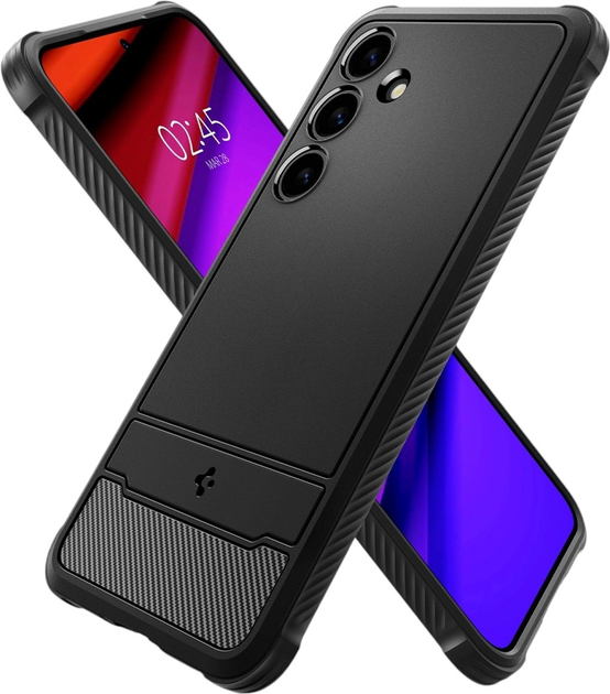 Панель Spigen Rugged Armor для Samsung Galaxy S24 Plus Matte Black (ACS07326) - зображення 4