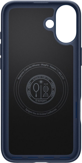Панель Spigen Thin Fit MagFit для Apple iPhone 16 Navy Blue (ACS08187) - зображення 5