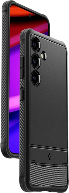 Панель Spigen Rugged Armor для Samsung Galaxy S24 Plus Matte Black (ACS07326) - зображення 5