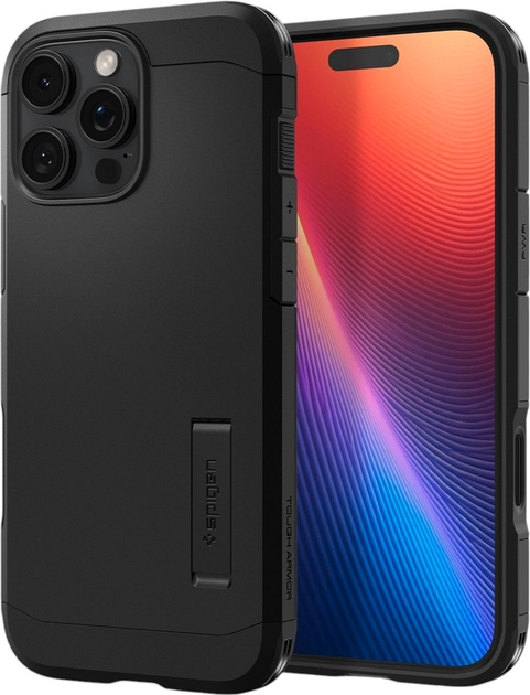 Панель Spigen Tough Armor T AI MagFit для Apple iPhone 16 Pro Black (ACS08510) - зображення 4