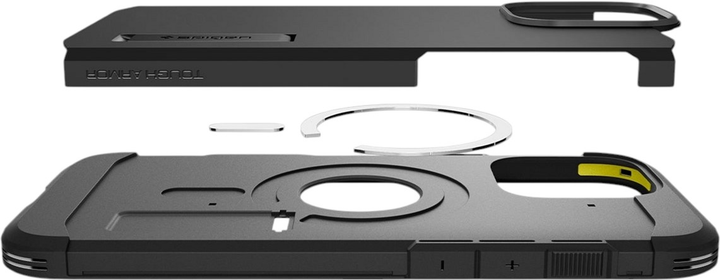 Панель Spigen Tough Armor T AI MagFit для Apple iPhone 16 Pro Black (ACS08510) - зображення 9