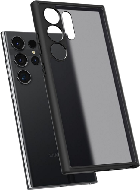 Панель Spigen Ultra Hybrid для Samsung Galaxy S24 Ultra Frost Black (ACS07296) - зображення 5