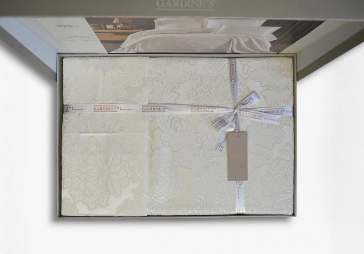 Покривало з наволочками Gardines Monica Cream 240 x 260 см - зображення 3