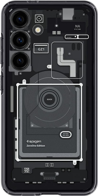 Etui Spigen Ultra Hybrid Zero One do Samsung Galaxy S24 Black (ACS07350) - obraz 1