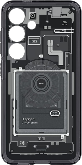 Etui Spigen Ultra Hybrid Zero One do Samsung Galaxy S24 Black (ACS07350) - obraz 2