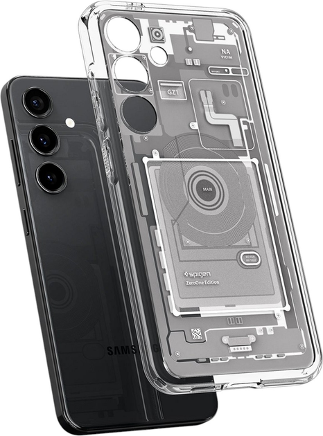 Etui Spigen Ultra Hybrid Zero One do Samsung Galaxy S24 White (ACS07351) - obraz 5