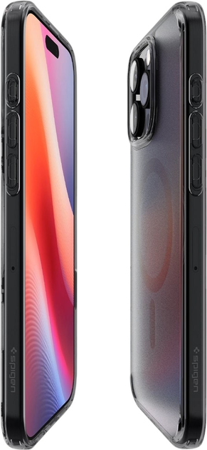 Панель Spigen Ultra Hybrid T MagFit для Apple iPhone 16 Pro Frost Black (ACS08514) - зображення 5