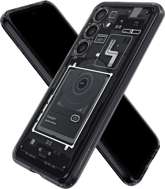 Etui Spigen Ultra Hybrid Zero One do Samsung Galaxy S24 Black (ACS07350) - obraz 8