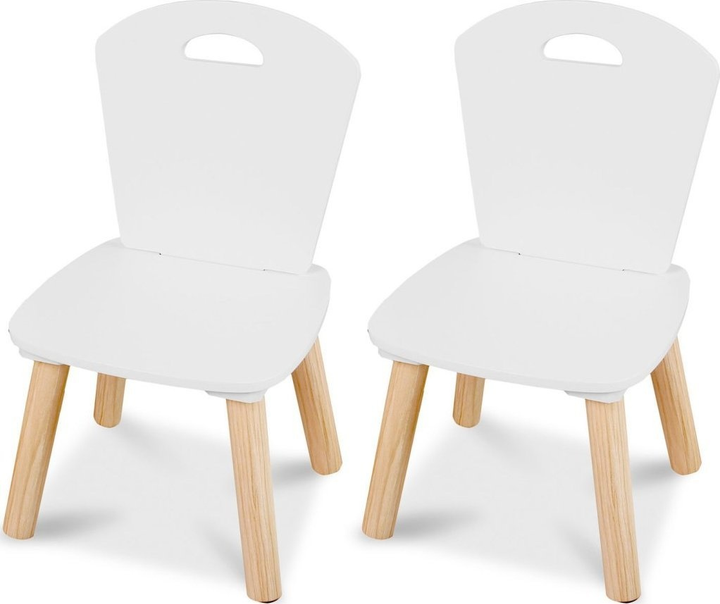 Zestaw drewniany dla dzieci Ricokids Stolik + 2 krzesełka RC-848 (5903890622008) - obraz 5