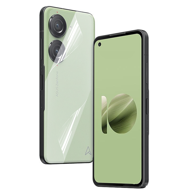Противоударная гидрогелевая пленка Hydrogel Film для Asus Zenfone 10 на заднюю панель, Transparent - изображение 2