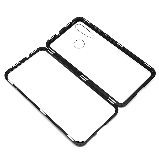 Накладка бампер магнит Bakeey Metal Frame для Huawei Nova 4 Black - изображение 2