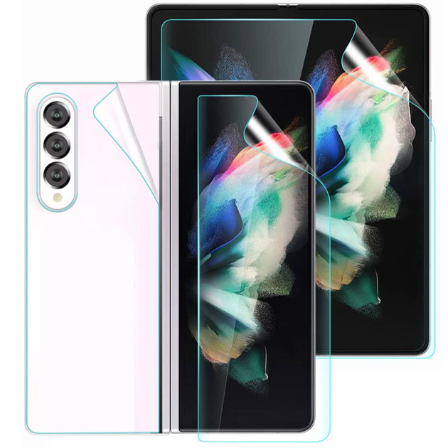 Протиударна гідрогелева плівка Hydrogel Film для Samsung Galaxy Z Fold3 5G, Transparent - зображення 2