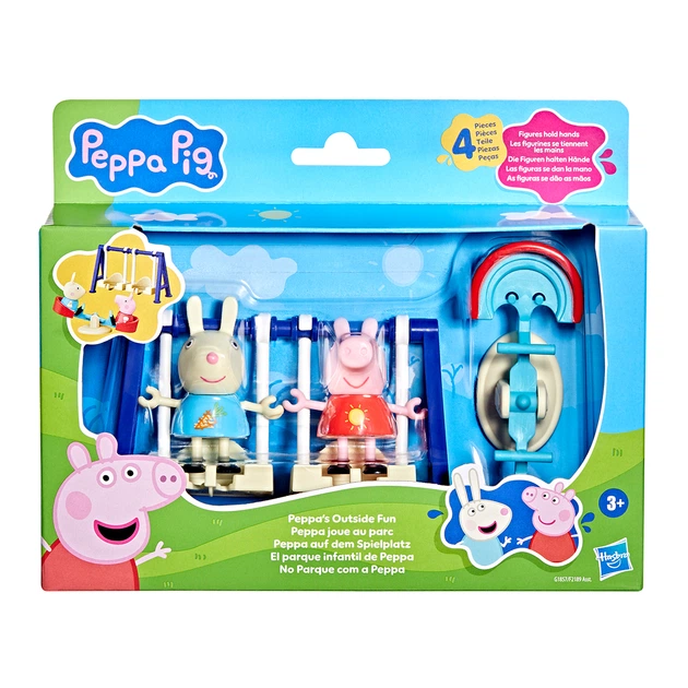 Игровой набор Peppa Figurines серии Моменты с Пеппой – Приключения на качелях Peppa Pig (7243) - Фото 7 Игровой набор Peppa Figurines серии Моменты с Пеппой – Приключения на качелях Peppa Pig (7243) - изображение 7