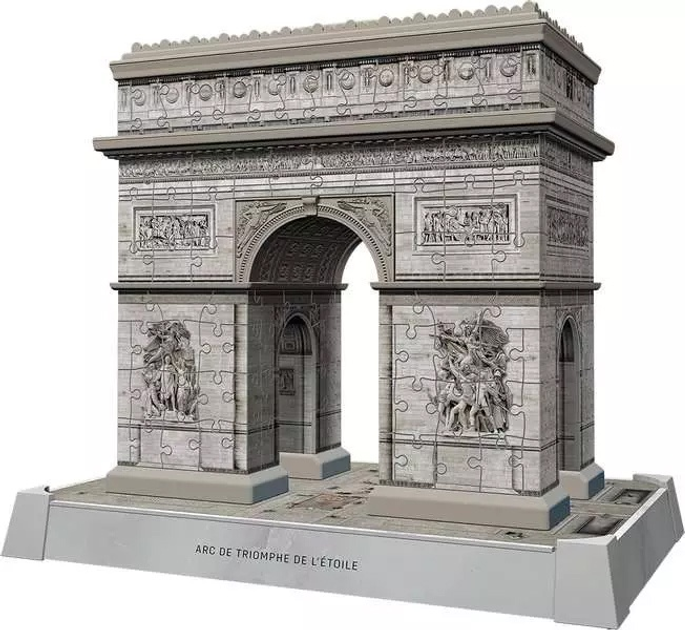 Пазл 3D Ravensburger Iconics Тріумфальна арка 216 елементів 12008029 (4005555080299) - зображення 2