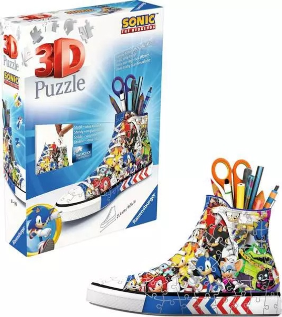 Пазл 3D Ravensburger Sonic Кросівок 108 елементів 11593 (4005556115938) - зображення 2