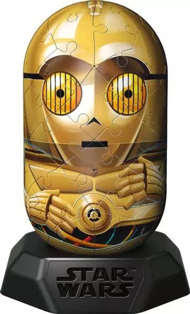 Пазл 3D Ravensburger Hylkies C-3PO 54 елементи 12008008 (4005555080084) - зображення 2