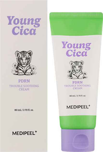 Крем для обличчя Medi-Peel Young Cica PDRN Trouble Soothing заспокійливий 80 мл (8809941824315) - зображення 1