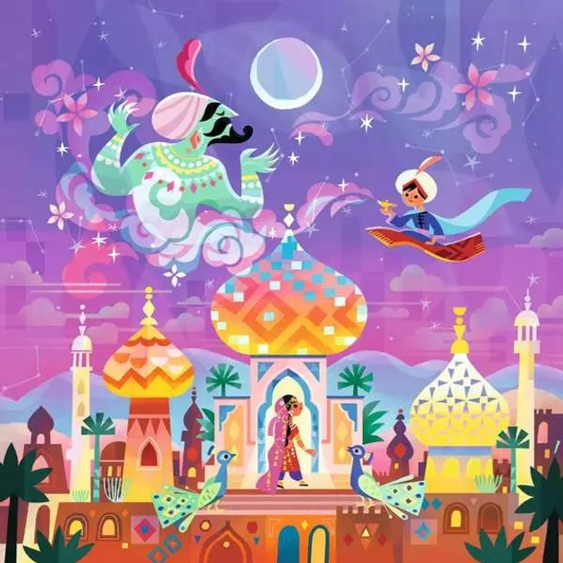 Puzzle Ravensburger Magiczna lampa Alladyna 64 elementy 12004207 (4005555042075) - obraz 2
