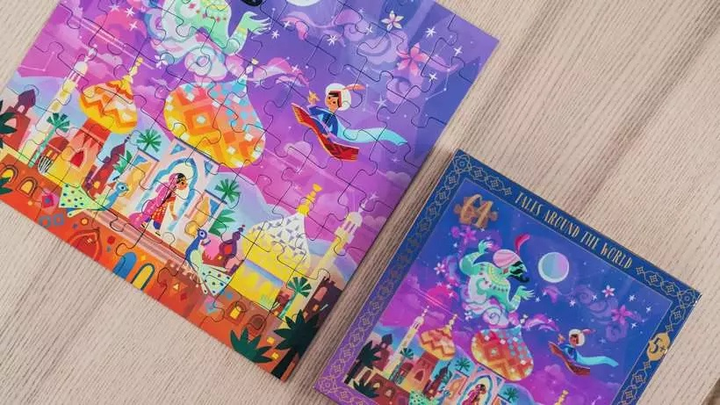 Puzzle Ravensburger Magiczna lampa Alladyna 64 elementy 12004207 (4005555042075) - obraz 3