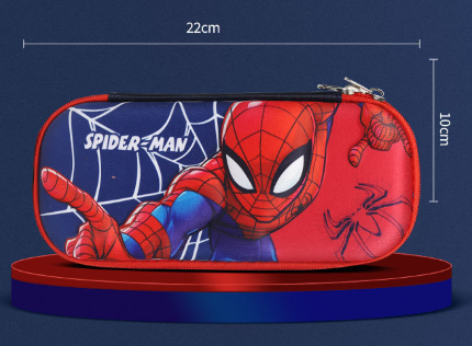 Пенал школьный Korni Человек Паук Spider-man 3Д рисунок для мальчика корпусный 22х10 см, разноцветный (SVS) - Фото 4 Пенал школьный Korni Человек Паук Spider-man 3Д рисунок для мальчика корпусный 22х10 см, разноцветный (SVS) - изображение 4