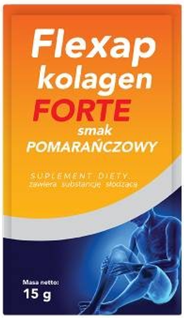 Suplement diety Paso Kolagen Flexap Forte 30 saszetek Pomarańcz (5902012698464) - obraz 2