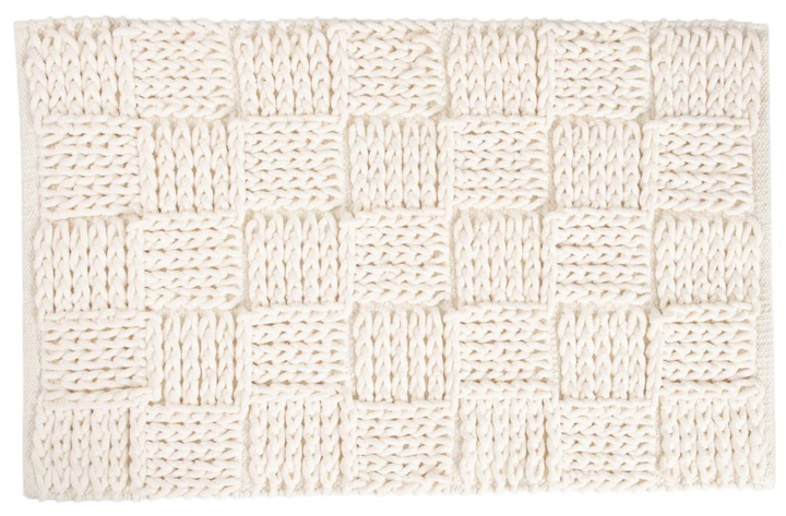 Dywanik łazienkowy HOMLA 735004 Tenu 50 x 80 cm Ecru (5906496735004) - obraz 1