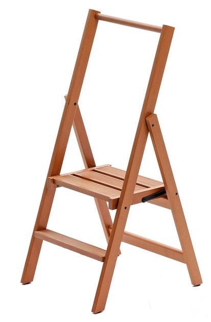 Drabinka Arredamenti Kimora 2 94 x 48 cm Brązowa (ARIT-180/2-BR) - obraz 1