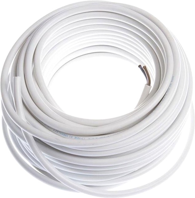 Kabel Lietkabelis BVV-LL 2 x 2.5 10 m Biały (4779026552270) - obraz 1
