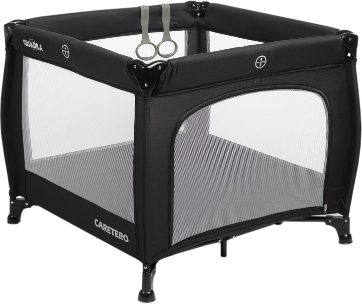 Манеж Caretero Quadra Black TERO-3996 (5908310397788) - зображення 1