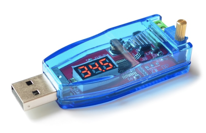 USB type-C DC-DC универсальный регулируемый стабилизатор/преобразователь 5В - 1-24В 3Вт - изображение 2