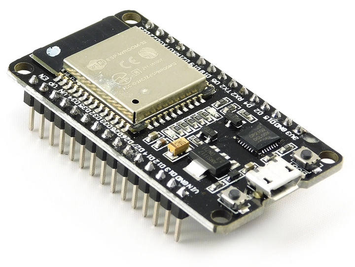 Модуль плата разработчика ESP32, WIFI+Bluetooth 2в1, 2,4ГГц, 30pin, micro USB, контакты распаяны - Фото 4 Модуль плата разработчика ESP32, WIFI+Bluetooth 2в1, 2,4ГГц, 30pin, micro USB, контакты распаяны - изображение 4