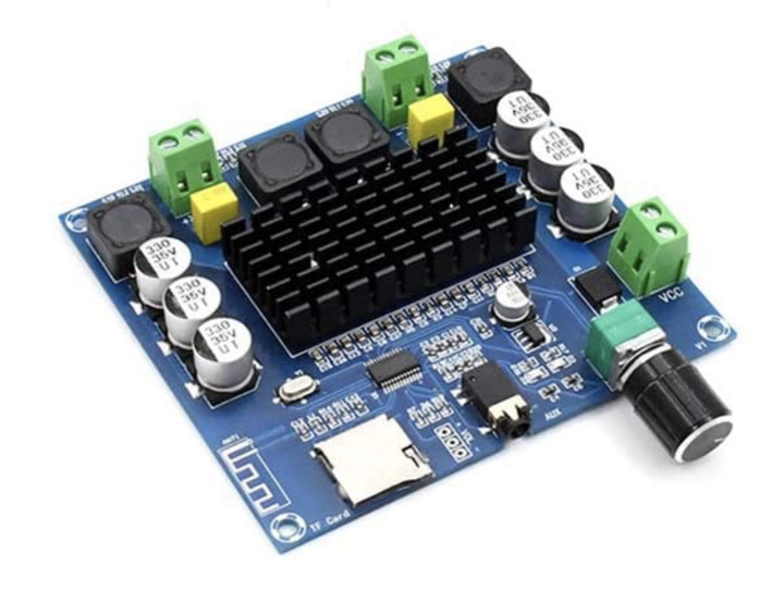 Аудио усилитель XH-A104 TPA3116 2.0 2х50Вт 12-24В 3А Bluetooth 4.1 с кардридером - изображение 2