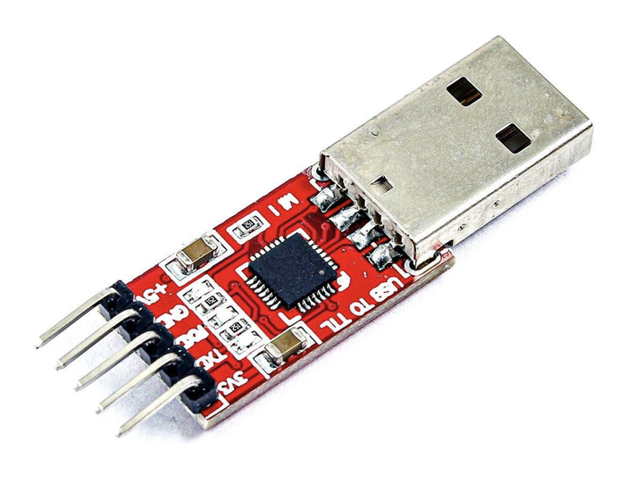 Перетворювач інтерфейсу USB на інтерфейс UART на базі чіпа CP2102 адаптер TTL - Фото 4 Перетворювач інтерфейсу USB на інтерфейс UART на базі чіпа CP2102 адаптер TTL - зображення 4