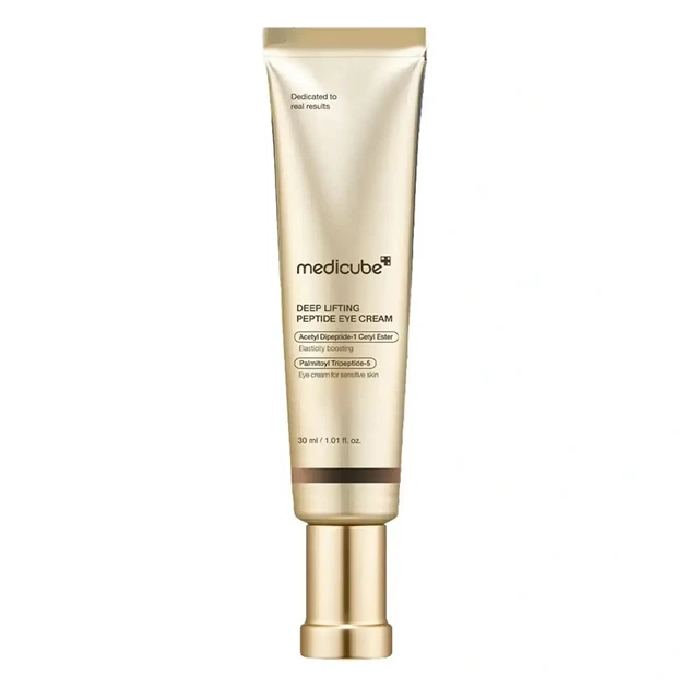 Подтягивающий крем для кожи вокруг глаз с пептидным комплексом Medicube Deep Lifting Peptide Eye Cream 30 ml - изображение 3