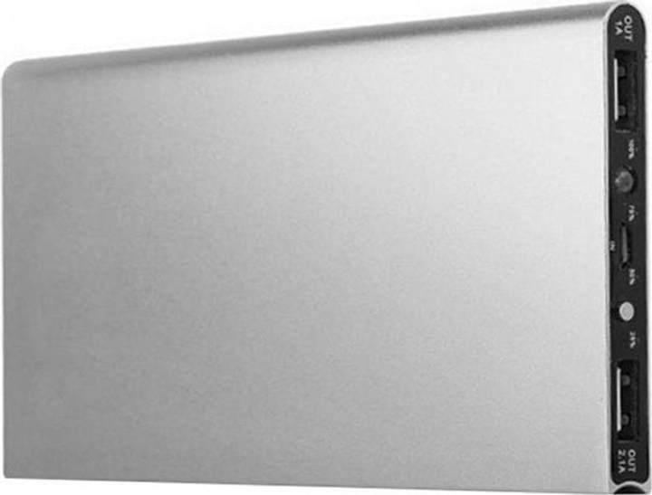 Powerbank HiTech US13B 20000 mAh 10W Silver (5907621811570) - obraz 1