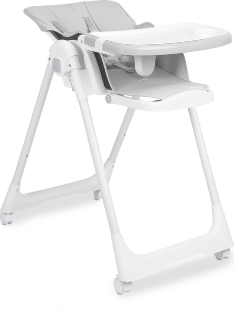 Krzesełko do karmienia Caretero Megalo Light Grey TERO-7711 (5908310398174) - obraz 4
