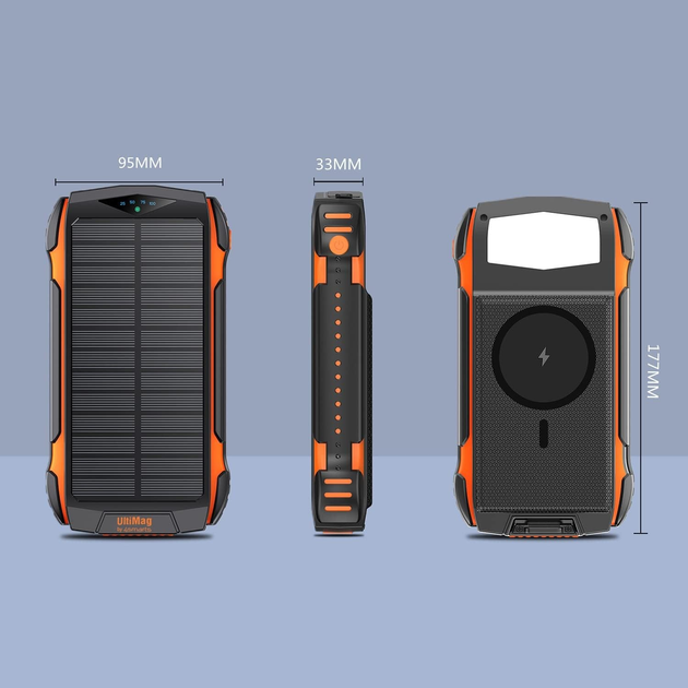 УМБ 4smarts Titanpack Ultimag 20000 mAh 20W Black/Orange (KAT07249) - зображення 4